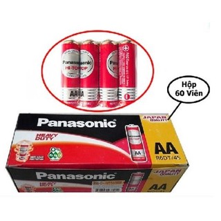 Pin AA Panasonic Đỏ - Hộp 60 VIên