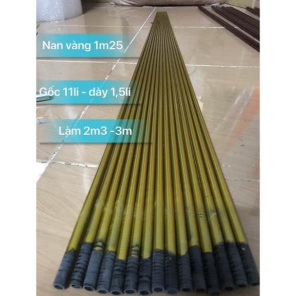 Nan cacbon vàng làm diều 1m1 - 1m25 - 1m4 - 1m55-1m8