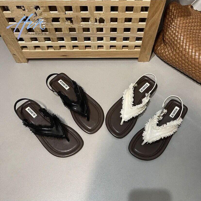 Giày Sandal Đế Mềm Mùa Hè 2023 Phong Cách Hàn Quốc Cổ Điển Cho Nữ