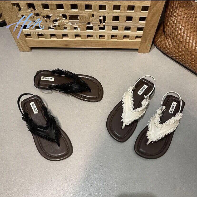 Giày Sandal Đế Mềm Mùa Hè 2023 Phong Cách Hàn Quốc Cổ Điển Cho Nữ