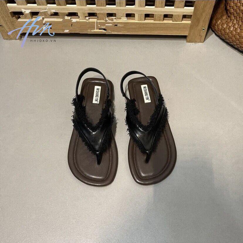 Giày Sandal Đế Mềm Mùa Hè 2023 Phong Cách Hàn Quốc Cổ Điển Cho Nữ