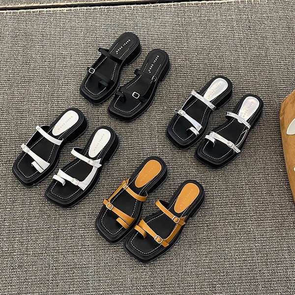 Dép lê đế cao Dép lê quai ngang thoải mái đế dày cho nữ