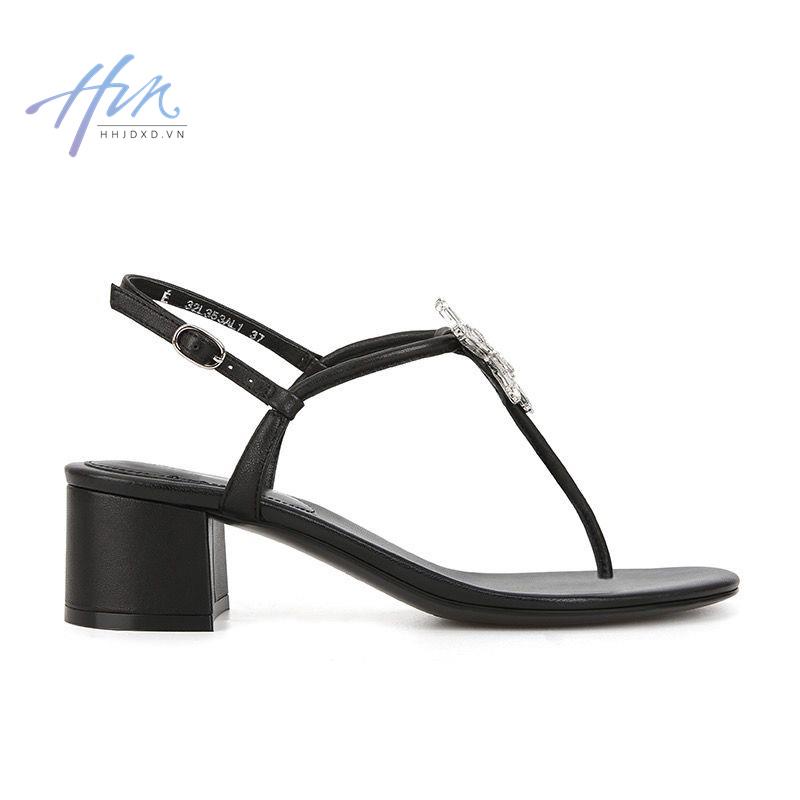 Sandal Hở Ngón Mùa Hè 2023 Đính Đá Rhinestone Hình Ngôi Sao Năm Cánh Phong Cách Retro Pháp Mới Cho Nữ