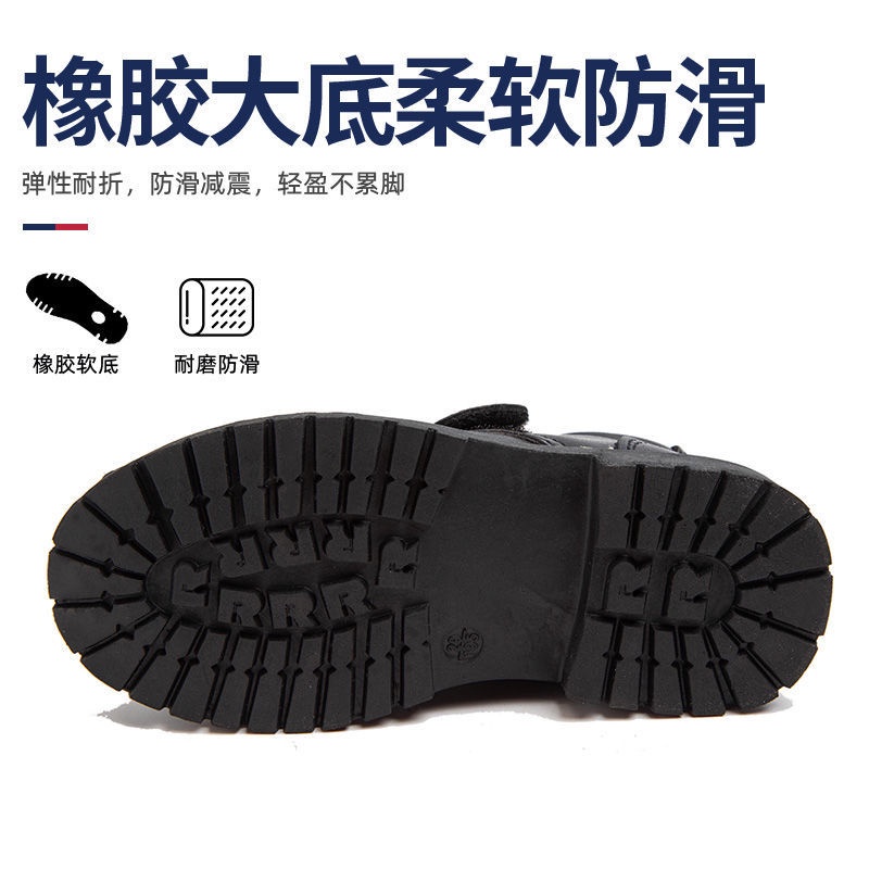 Giày Da Thật Đế Mềm Màu Đen Phong Cách Anh Quốc Thời Trang Mùa Hè Cho Bé Trai