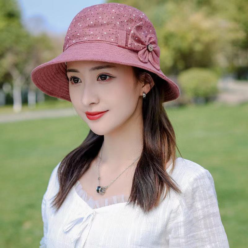 Mũ Tai Bèo Mỏng Chống Nắng Thiết Kế Mới Cao Cấp Thời Trang Mùa Xuân Hè Cho Phụ Nữ Trung Niên