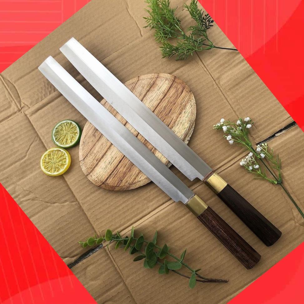 Dao thái sashimi dao parang đi rừng chặt cây phát cây thép nhíp - Dao kéo Vũ Gia - Hàng loại 1 - Dụng cụ nhà bếp