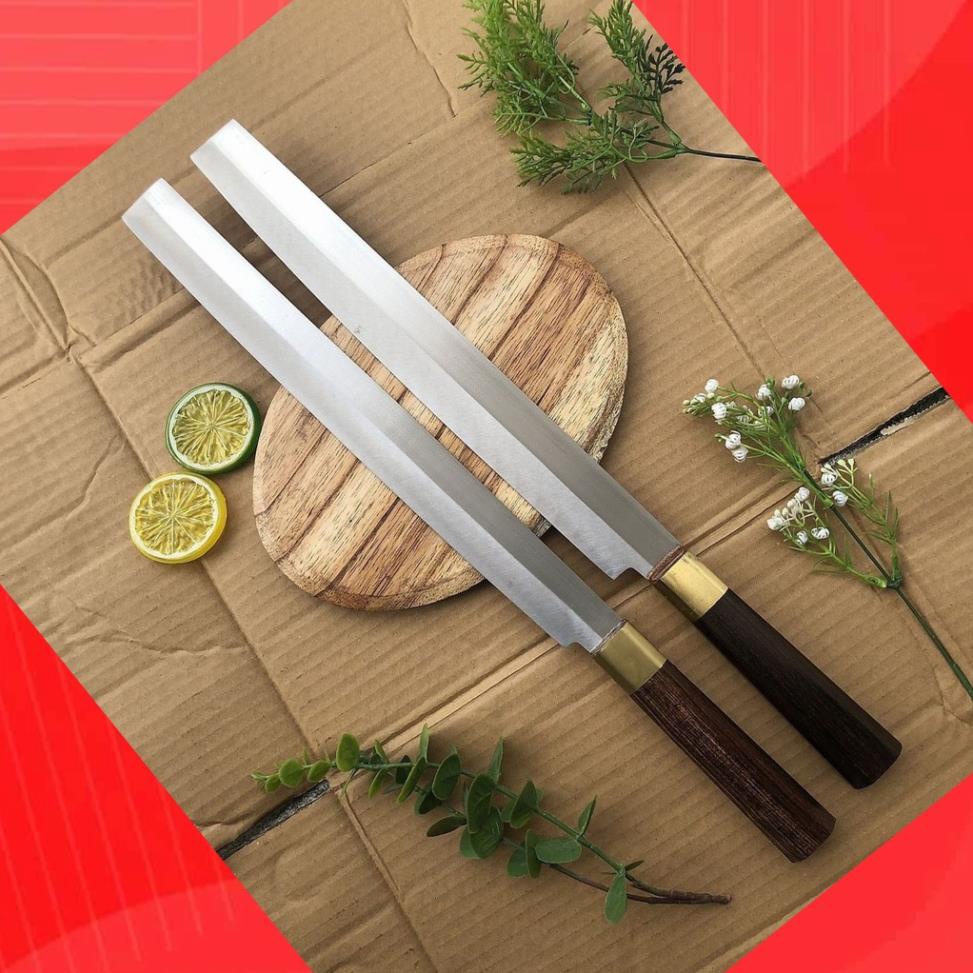 Dao thái sashimi dao parang đi rừng chặt cây phát cây thép nhíp - Dao kéo Vũ Gia - Hàng loại 1 - Dụng cụ nhà bếp