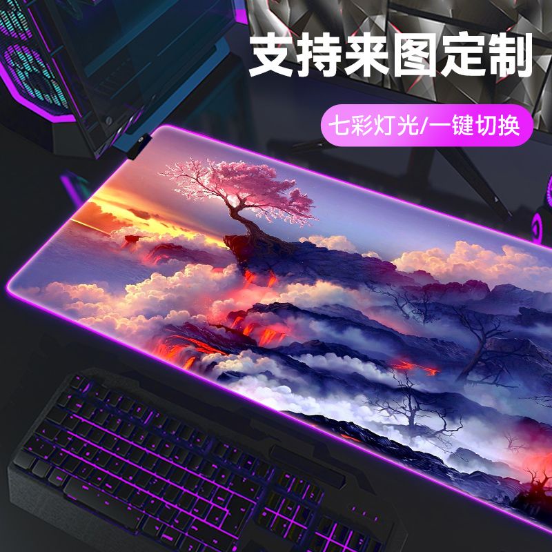 Tấm Lót Chuột Chơi game Có Đèn Led rgb