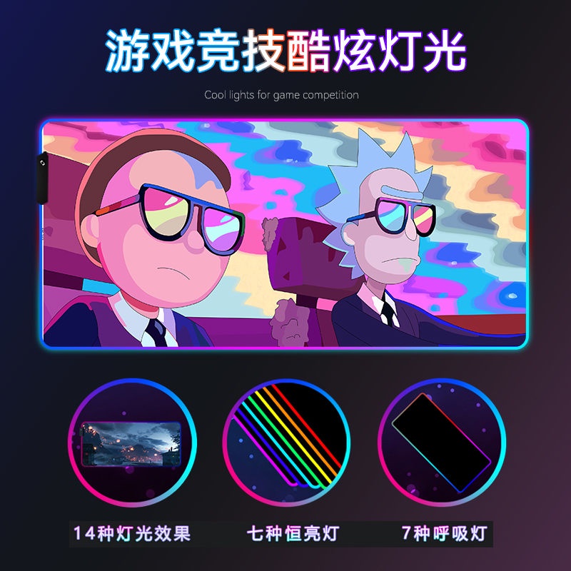 Tấm Lót Chuột Chơi game Có Đèn Led rgb