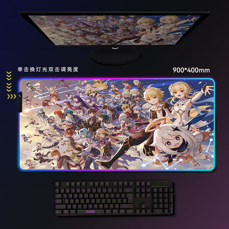 Tấm Lót Chuột Chơi game Có Đèn Led rgb