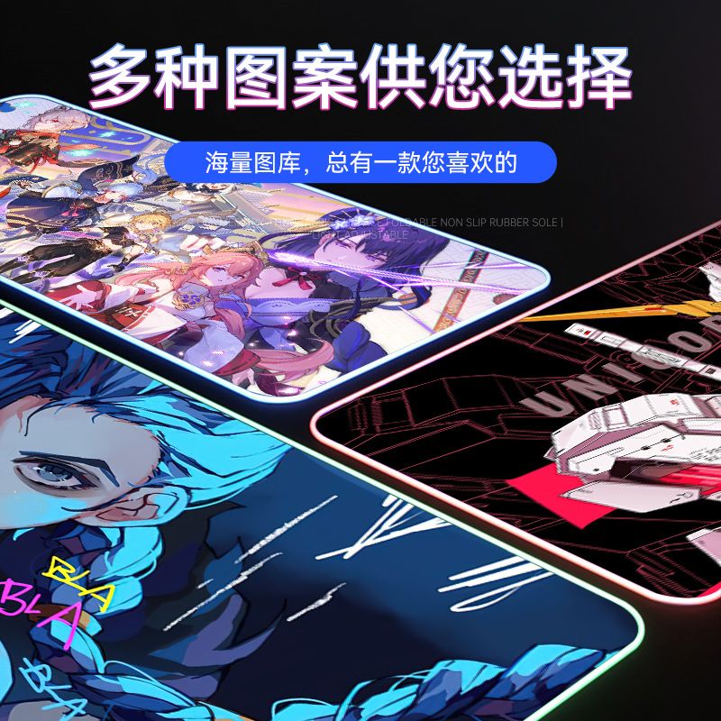 Tấm Lót Chuột Chơi game Có Đèn Led rgb