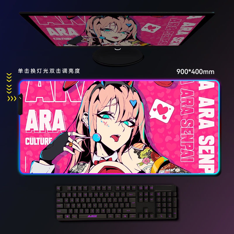 Tấm Lót Chuột Chơi game Có Đèn Led rgb