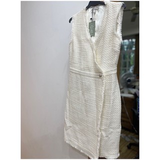Váy H&M Midi Tweed Cao Cấp Auth