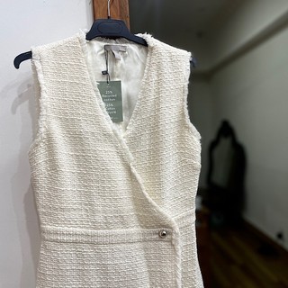 Váy H&M Midi Tweed Cao Cấp Auth
