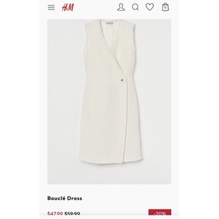 Váy H&M Midi Tweed Cao Cấp Auth