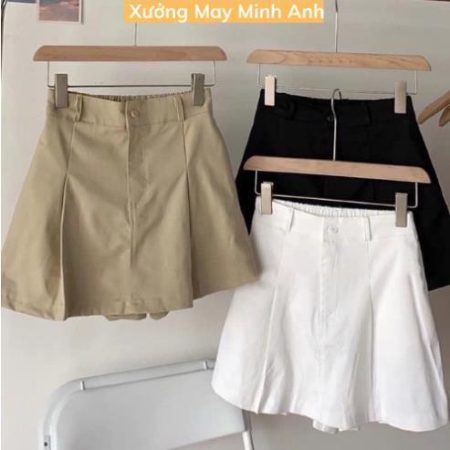 QUẦN GIẢ VÁY NỮ LƯNG CHUN CHẤT KAKI CÓ LÓT QUẦN BÊN TRONG SIÊU XINH | BigBuy360 - bigbuy360.vn