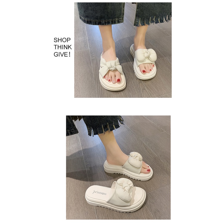 Sandal Đế Dày Phong Cách Hàn Quốc Thời Trang Mùa Hè 2023 Cho Nữ Size 32 33 34