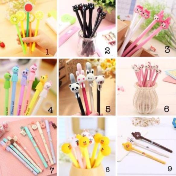 Sét 20 bút nước hình thú cute túi zip ocp