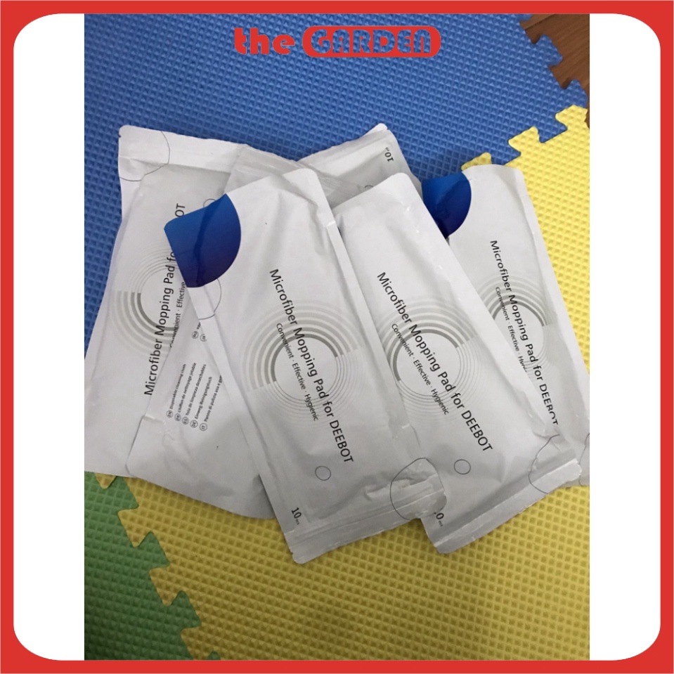 Túi 10 Khăn lau rung ướt Diệt Khuẩn Ecovacs chính hãng T8 Aivi – T8 Power - T9 Aivi – T9 –T9 Max – T8Aivi Plus –T9 Aivi.