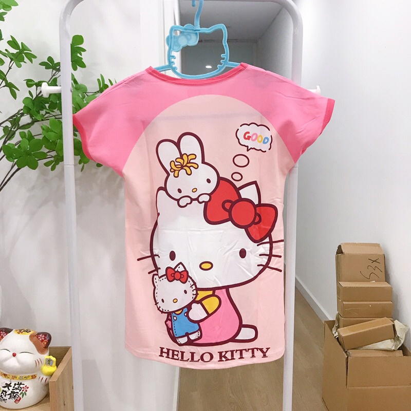 Váy đầm công chúa hình Hello Kitty dành cho bé gái 3-8 tuổi