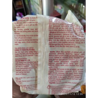 Túi 10 gói mì Koreno 100g