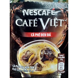 Dây 10 gói cà phê đen NesCafe Cafe Việt