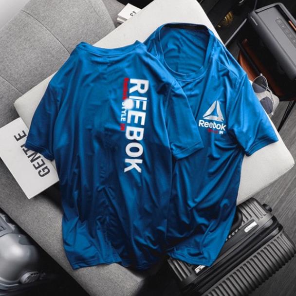 Áo Thun Nam Tay Ngắn 𝗥𝗘𝗘𝗕𝗢𝗞 𝗔𝟬𝟮 Cổ Tròn Áo Phông Thể Thao Chạy Bộ Nam