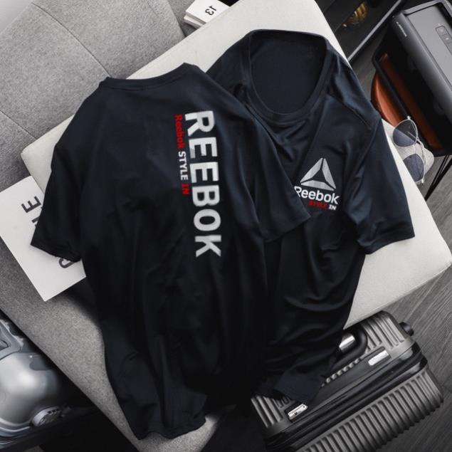 Áo Thun Nam Tay Ngắn 𝗥𝗘𝗘𝗕𝗢𝗞 𝗔𝟬𝟮 Cổ Tròn Áo Phông Thể Thao Chạy Bộ Nam