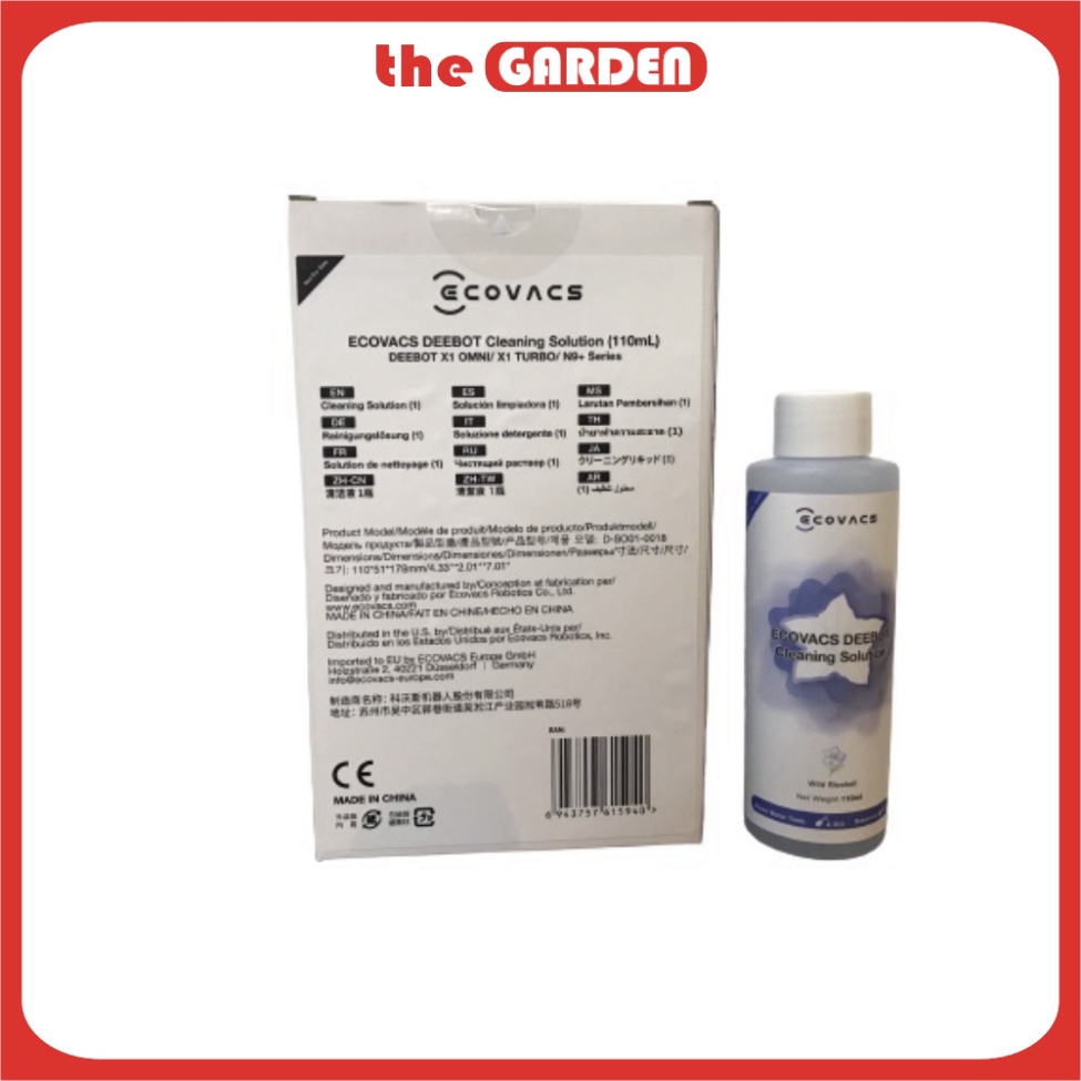 Dung Dịch- Nước Lau Sàn Cấp ECOVACS Wild Bluebell-Dành riêng cho X1 OMNI / TUBOR/ N9 Series/ T10/ T9/ T8/T5/OZMO.