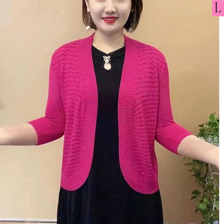 Áo Khoác Dệt Kim Chống Nắng Phong Cách Thời Trang Mùa Hè Mới 2023 Cho Mẹ Mi