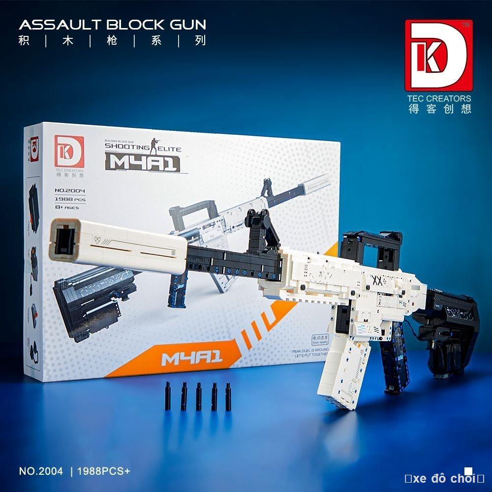 Tương thích với lắp ráp Lego khối xây dựng súng có thể bắn nổ vũ khí awm súng bắn tỉa 98k bé trai ăn gà đồ chơi trẻ em n