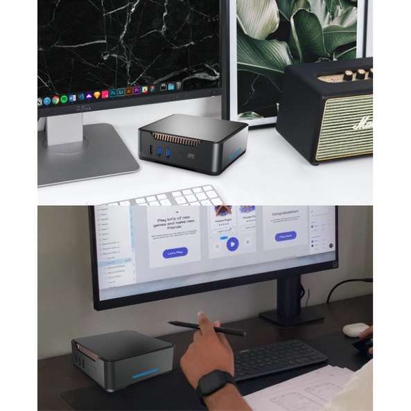 (Hãng VN) t  PC BOX Mini Hỗ trợ xuất 2 HDMI cùng lúc Intel Gemini Lake J4125 Ram8G + 128Gb - tích hợp win 11Pro | BigBuy360 - bigbuy360.vn