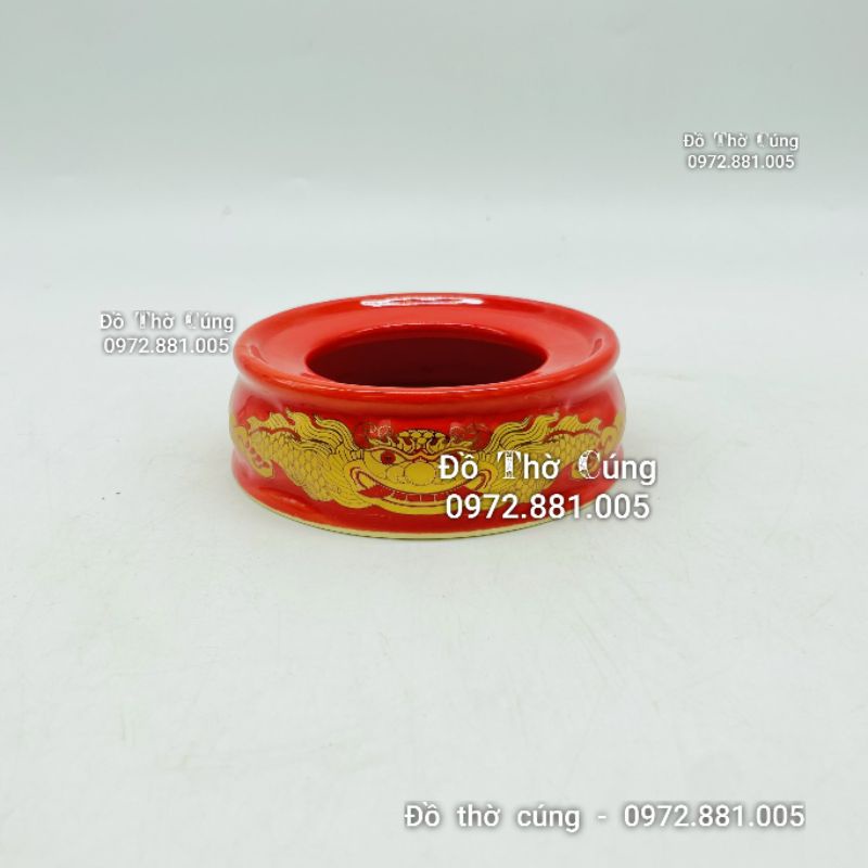 Bát hương, bát nhang màu Đỏ ( ban thờ mệnh hoả)