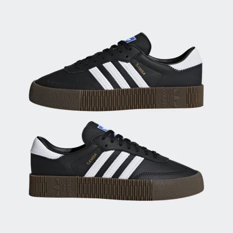 Adidas Samba Rose Black Đế Cao  FREE SHIP ]