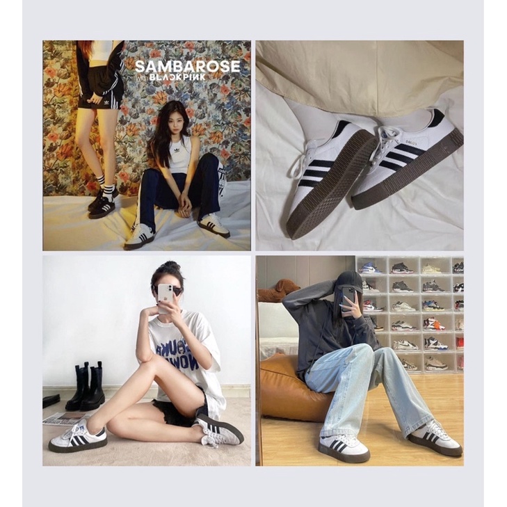 Giày Adidas Samba Rose White Gum  FREE SHIP ]