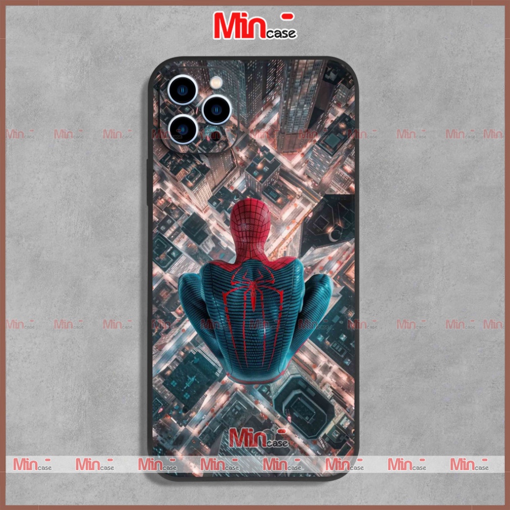 Ốp lưng iphone marvel người nhện spider man dc comics cho ip 6/6s/7/8/X/XS/11/12/13/14 Pro Plus Max
