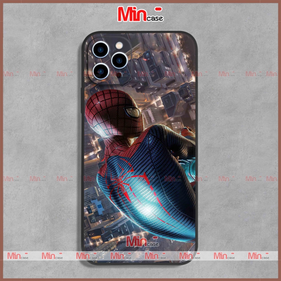 Ốp lưng iphone marvel người nhện spider man dc comics cho ip 6/6s/7/8/X/XS/11/12/13/14 Pro Plus Max