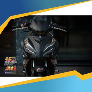Tem rời mẫu y16zr vàng đồng cho exciter 155 đen nhám