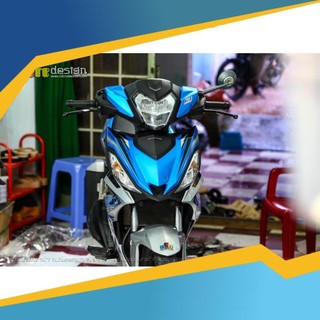 Tem rời Winner V1 xe trắng xanh