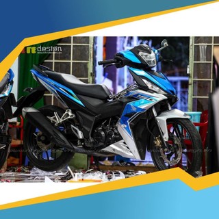 Tem rời Winner V1 xe trắng xanh