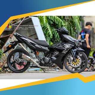 Tem rời mẫu lửa trắng xám cho Winner X đen - tem 2023