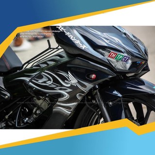 Tem rời mẫu lửa trắng xám cho Winner X đen - tem 2023