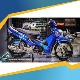 Tem rời mẫu Wave 125i Thái cho Future neo xanh - tem Candy cao cấp