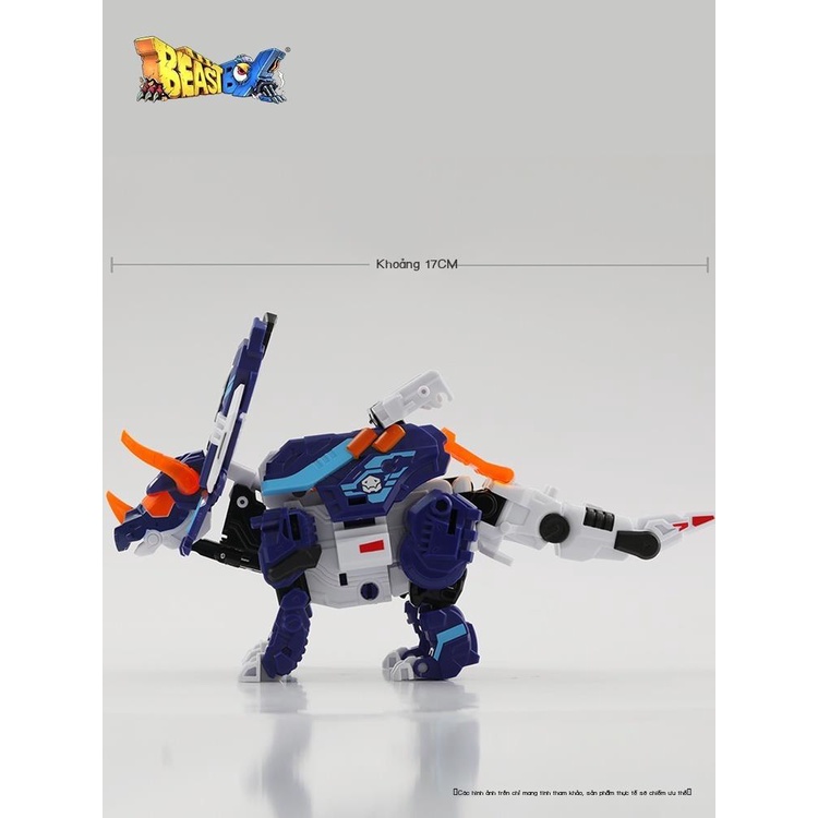 Beast Box Series Mô hình lắp ráp đồ chơi biến dạng Sigma Triceratops Guochuang Mecha