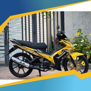 Tem Rời Dán Xe Exciter 2010 Mẫu RC Vàng Đen