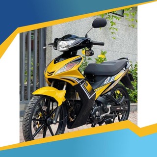 Tem rời dán xe exciter 2010 mẫu rc vàng đen