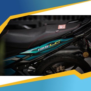 Tem rời LC 135 xanh ngọc cho Exciter đen
