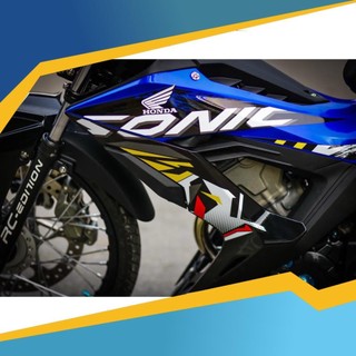 Tem rời dán xe sonic 150 mẫu zin xanh đen trắng