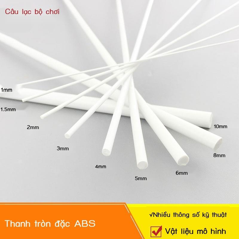 Tự Làm Thủ Công Xây Dựng Mô Hình Chất Liệu ABS Tròn Rỗng Ống Vuông Tròn Chắc Chắn Mô Hình Que Chuy