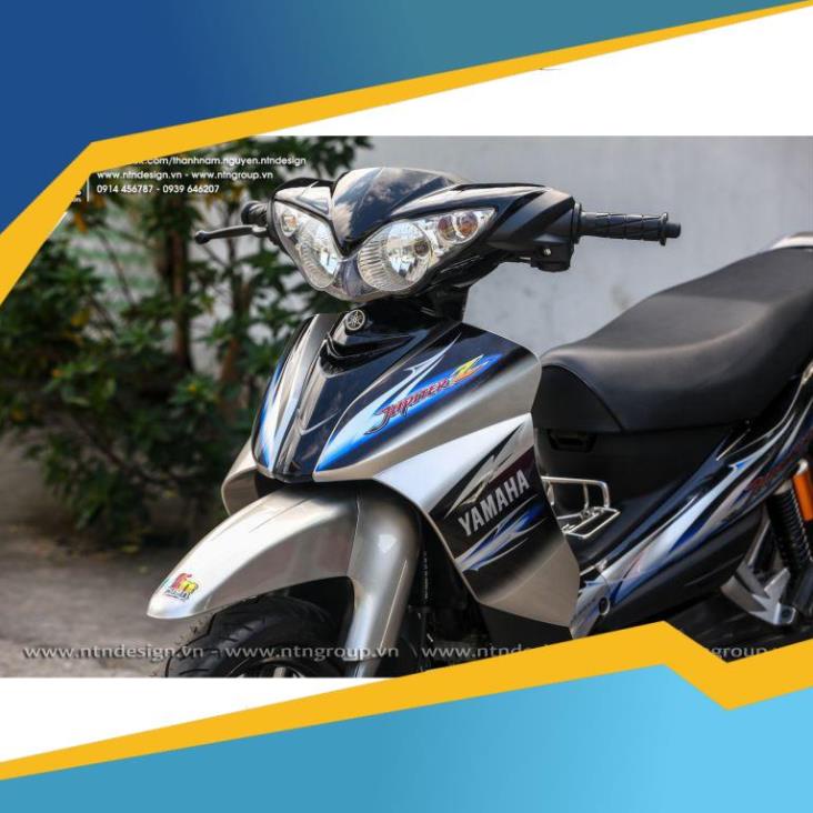 TEM RỜI Jupiter Z bạc xanh đen